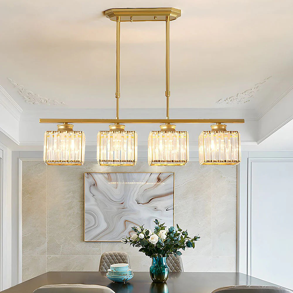 Lampadario in Vetro Multi-Testa Nordico