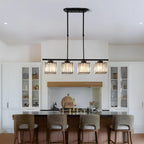 Lampadario in Vetro Multi-Testa Nordico