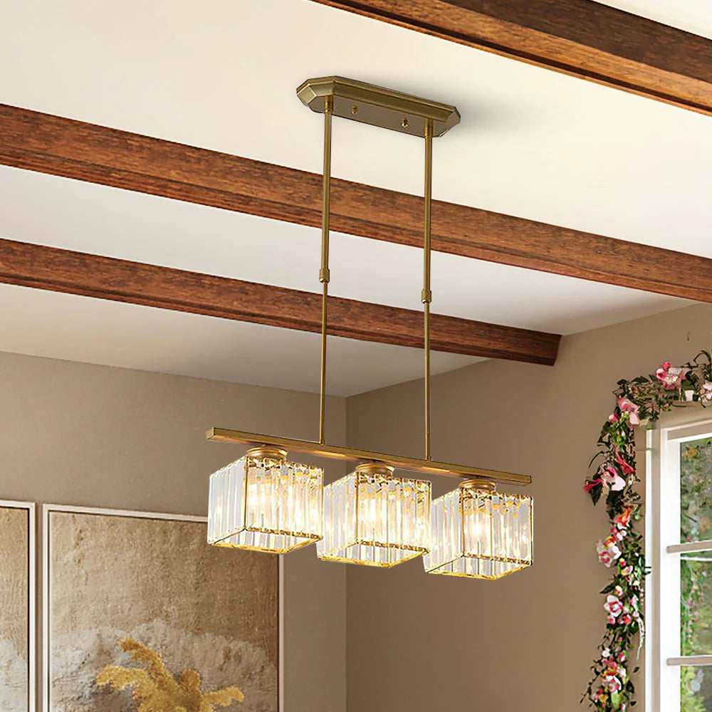 Lampadario in Vetro Multi-Testa Nordico