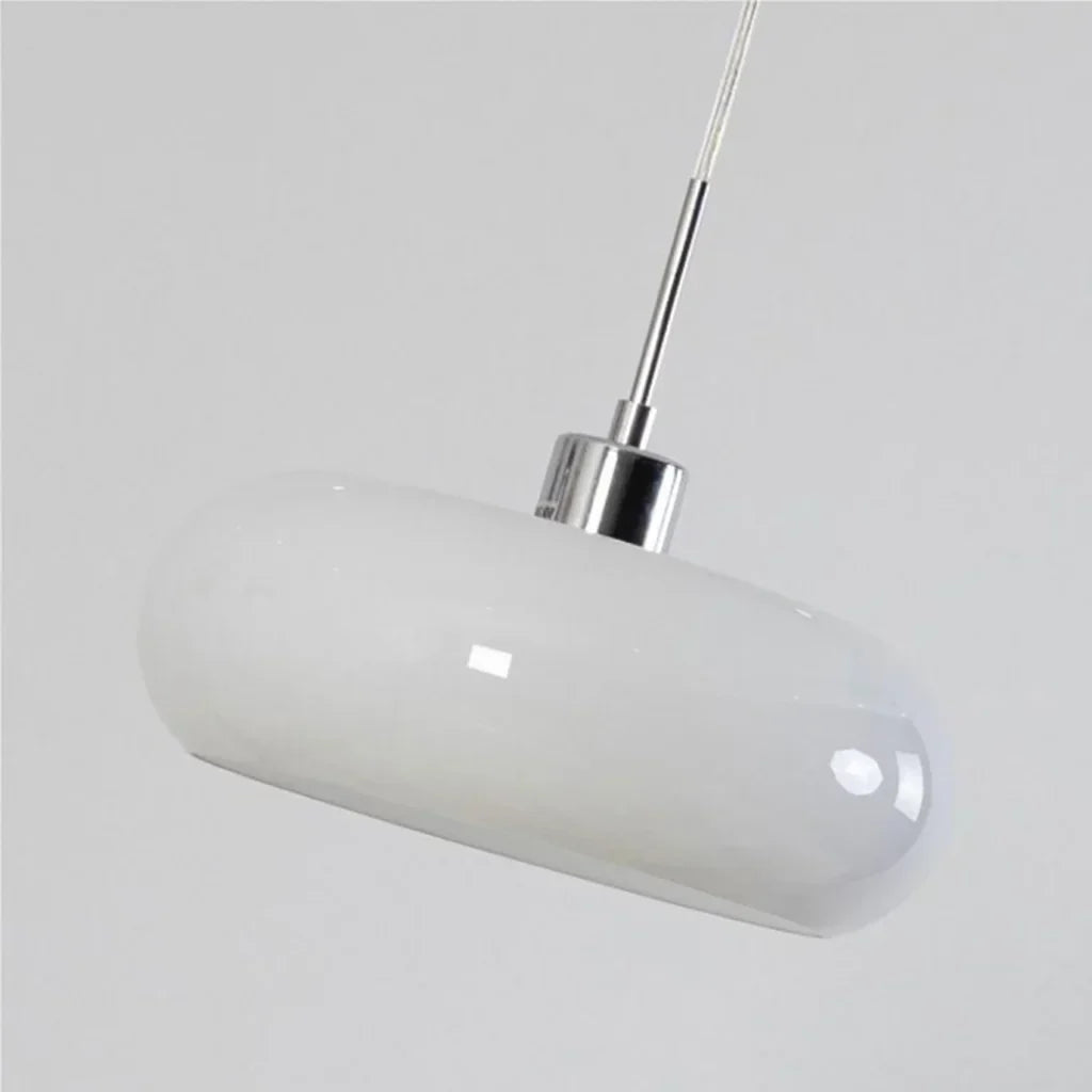 Aurevina | Lampada a sospensione in vetro Bauhaus con paralume in vetro soffiato