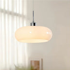Aurevina | Lampada a sospensione in vetro Bauhaus con paralume in vetro soffiato