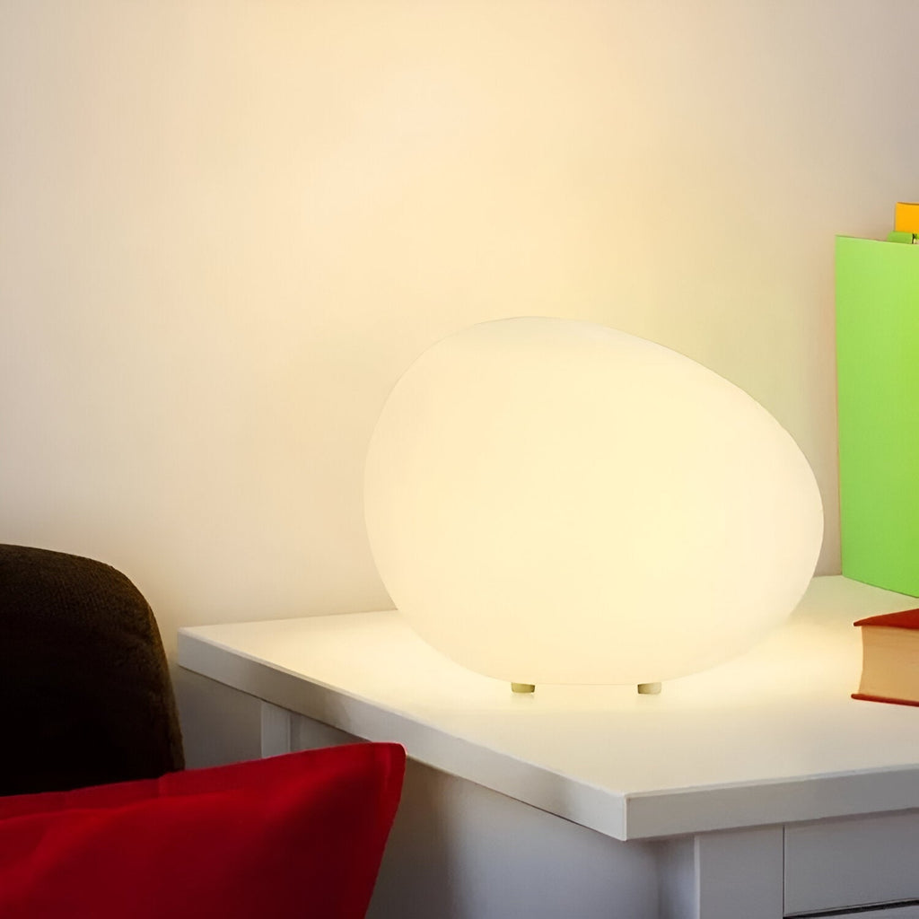 Lampada da Tavolo LED a Forma di Pietra Nordica 1 Luce