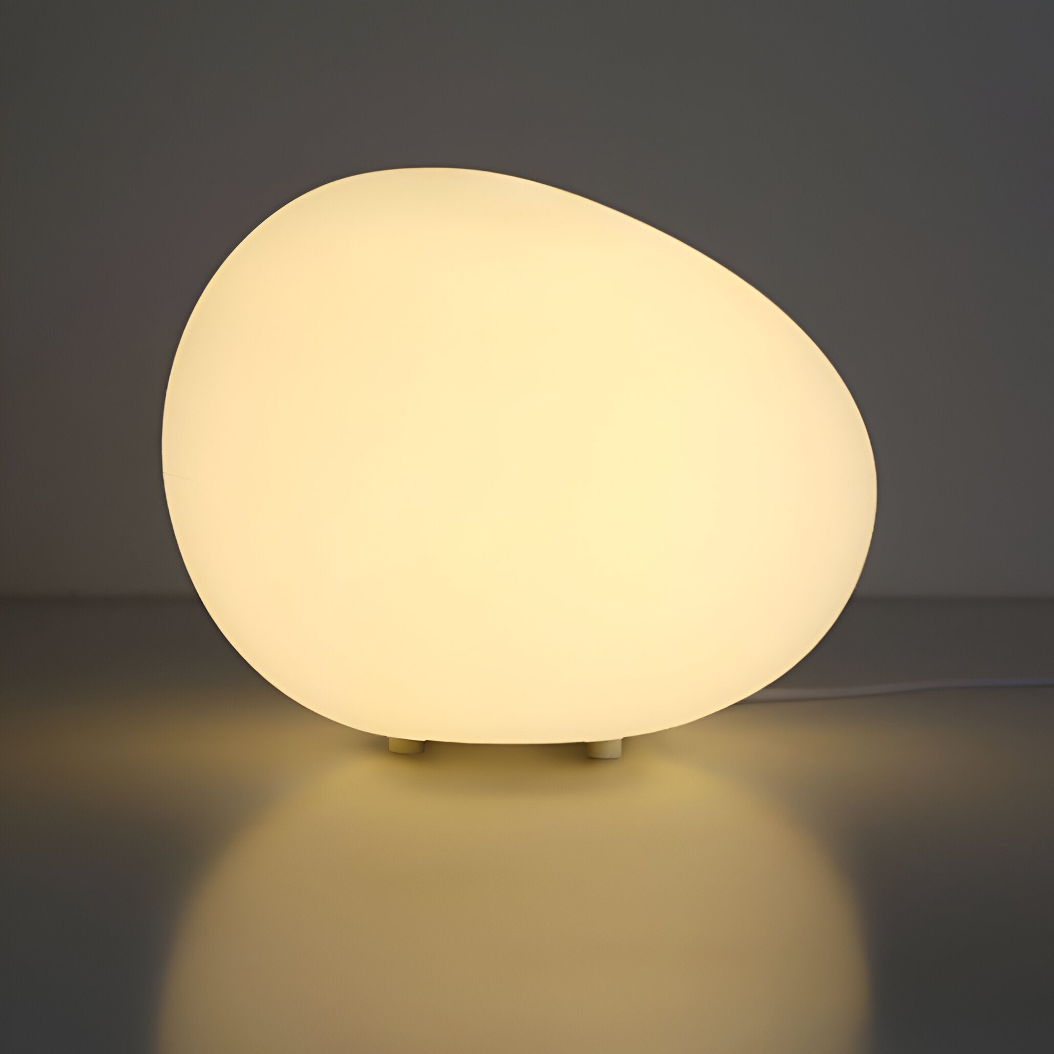 Lampada da Tavolo LED a Forma di Pietra Nordica 1 Luce