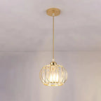 Moderna Lampada a Sospensione Globulare in Vetro Nordic Semplice