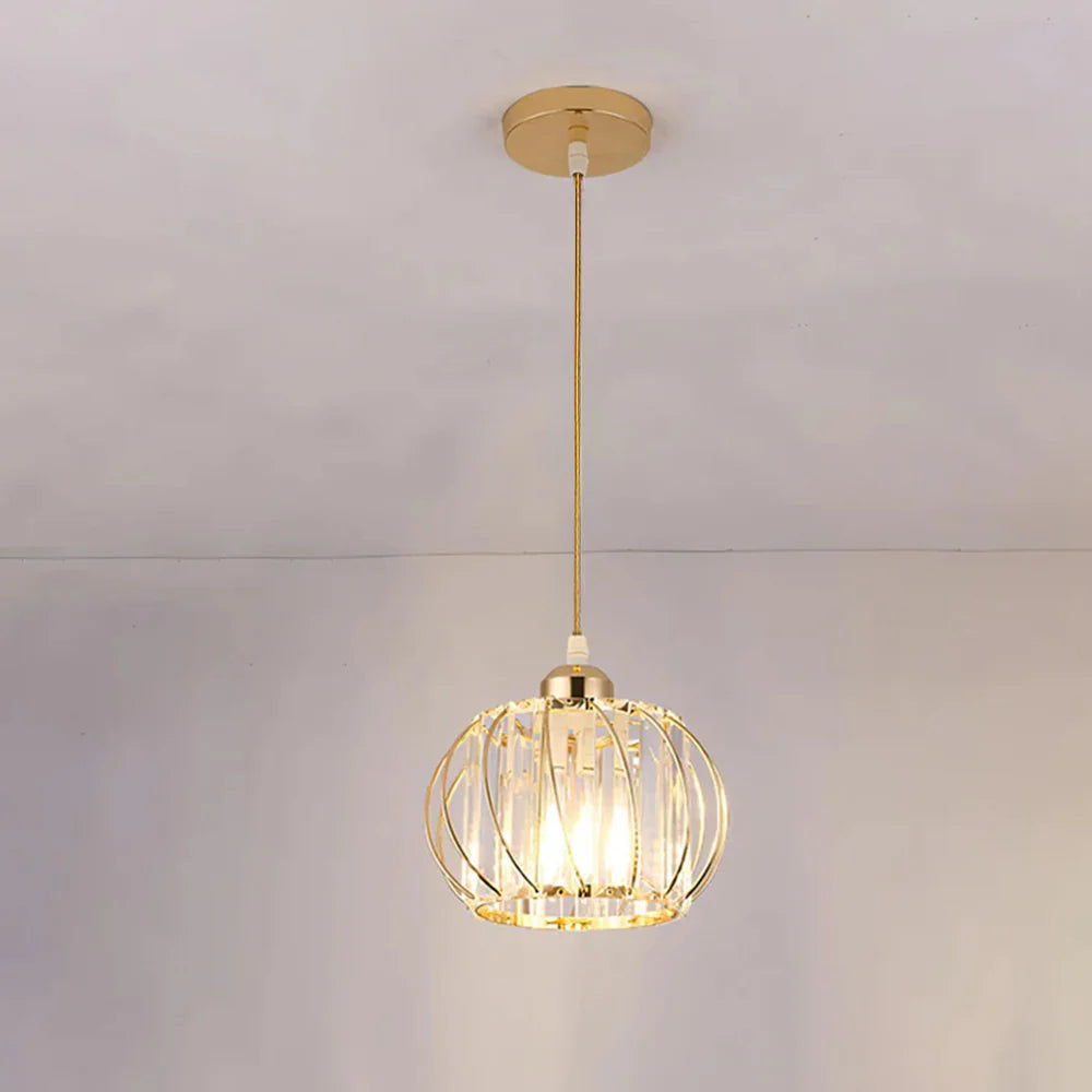 Moderna Lampada a Sospensione Globulare in Vetro Nordic Semplice