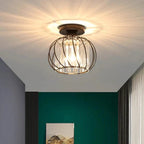 Moderna Lampada a Sospensione Globulare in Vetro Nordic Semplice
