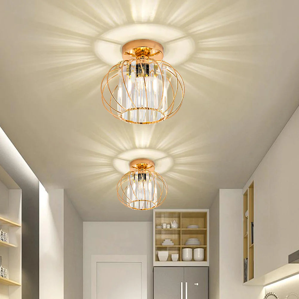 Moderna Lampada a Sospensione Globulare in Vetro Nordic Semplice
