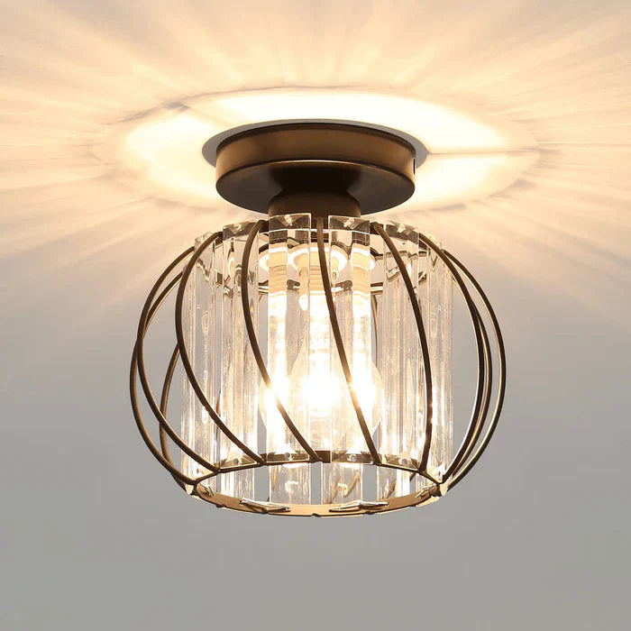 Moderna Lampada a Sospensione Globulare in Vetro Nordic Semplice