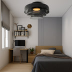 Lampada a Sospensione in Vetro Stratificato Nordic Bauhaus