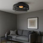 Lampada a Sospensione in Vetro Stratificato Nordic Bauhaus