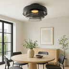 Lampada a Sospensione in Vetro Stratificato Nordic Bauhaus