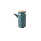 Dispenser Ceramico per Olio e Aceto Elara Haus – Teal e Bambù