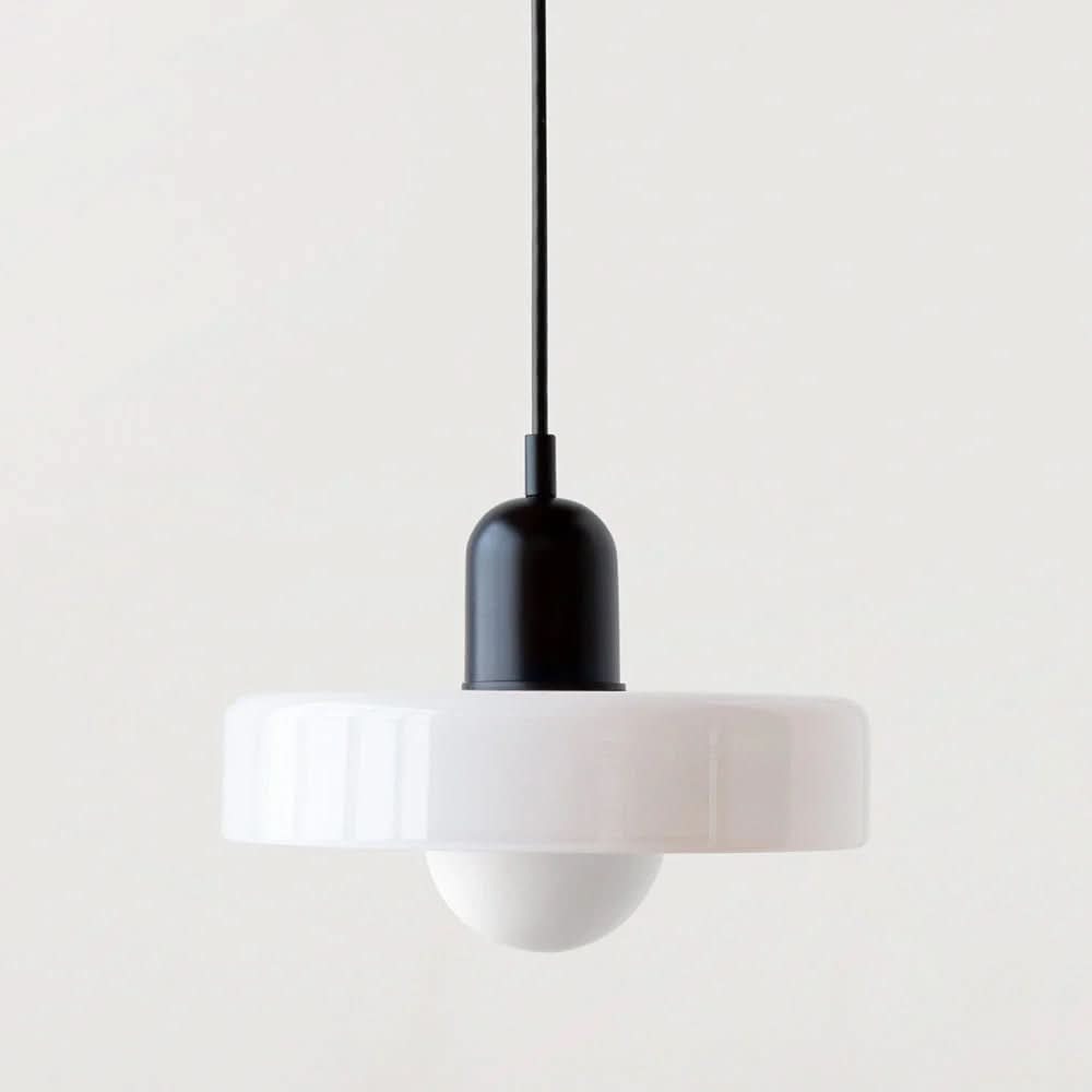 Glarefusion Moderno Lampadario in Vetro LED Stile Bauhaus