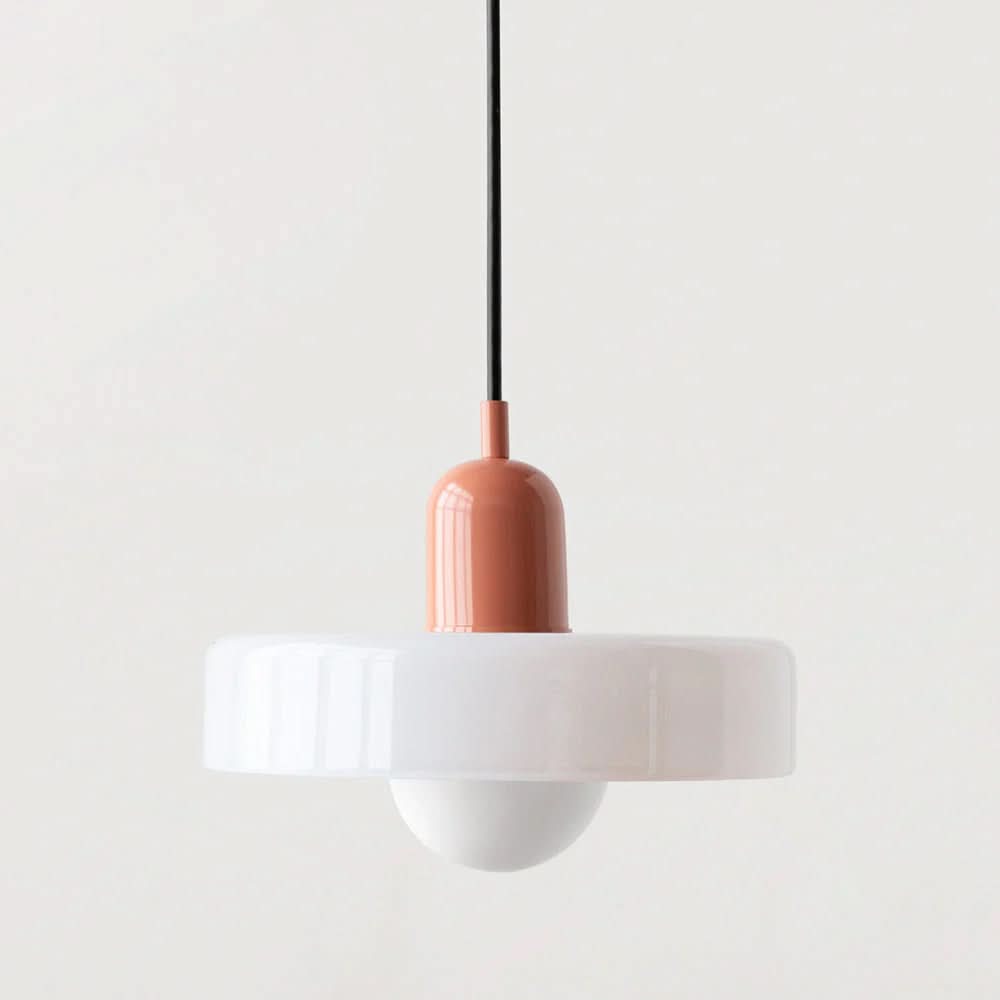 Glarefusion Moderno Lampadario in Vetro LED Stile Bauhaus