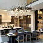 Lampadario a Goccia Nera Elegante