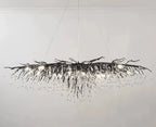 Lampadario a Goccia Nera Elegante