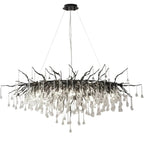 Lampadario a Goccia Nera Elegante
