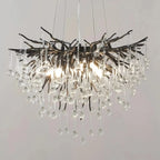 Lampadario a Goccia Nera Elegante