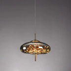 Moderno Sfavillante Lampadario in Vetro