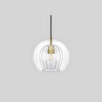 Lampada a Sospensione in Vetro Sferico Chic Moderno