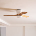 Ventilatore da soffitto in legno nordico