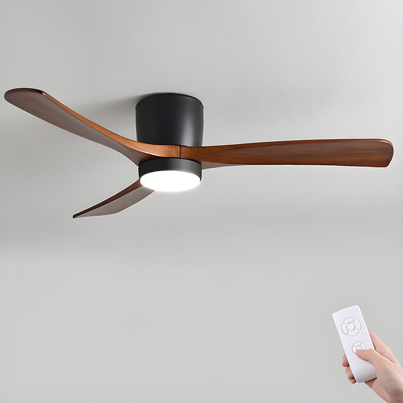 Ventilatore da soffitto in legno nordico