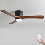 Ventilatore da soffitto in legno nordico
