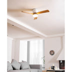 Ventilatore da soffitto in legno nordico