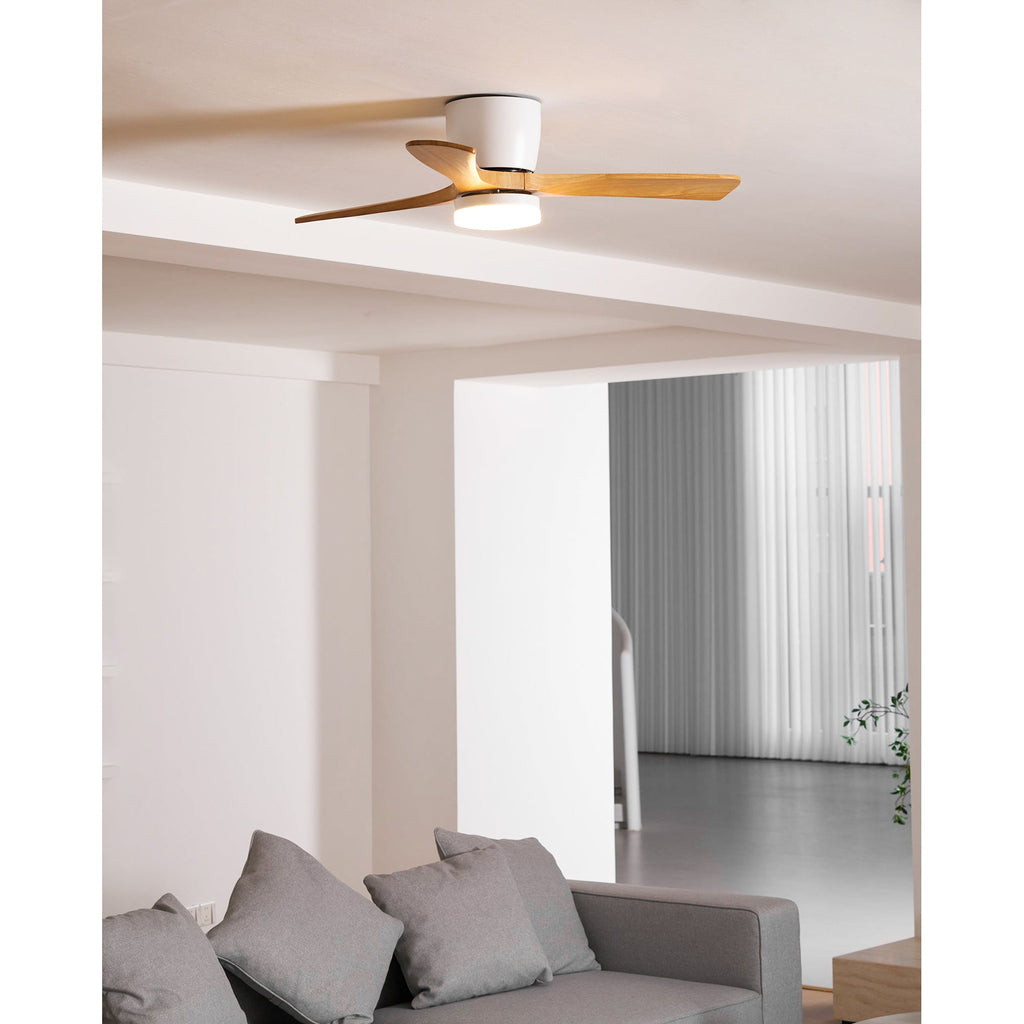 Ventilatore da soffitto in legno nordico