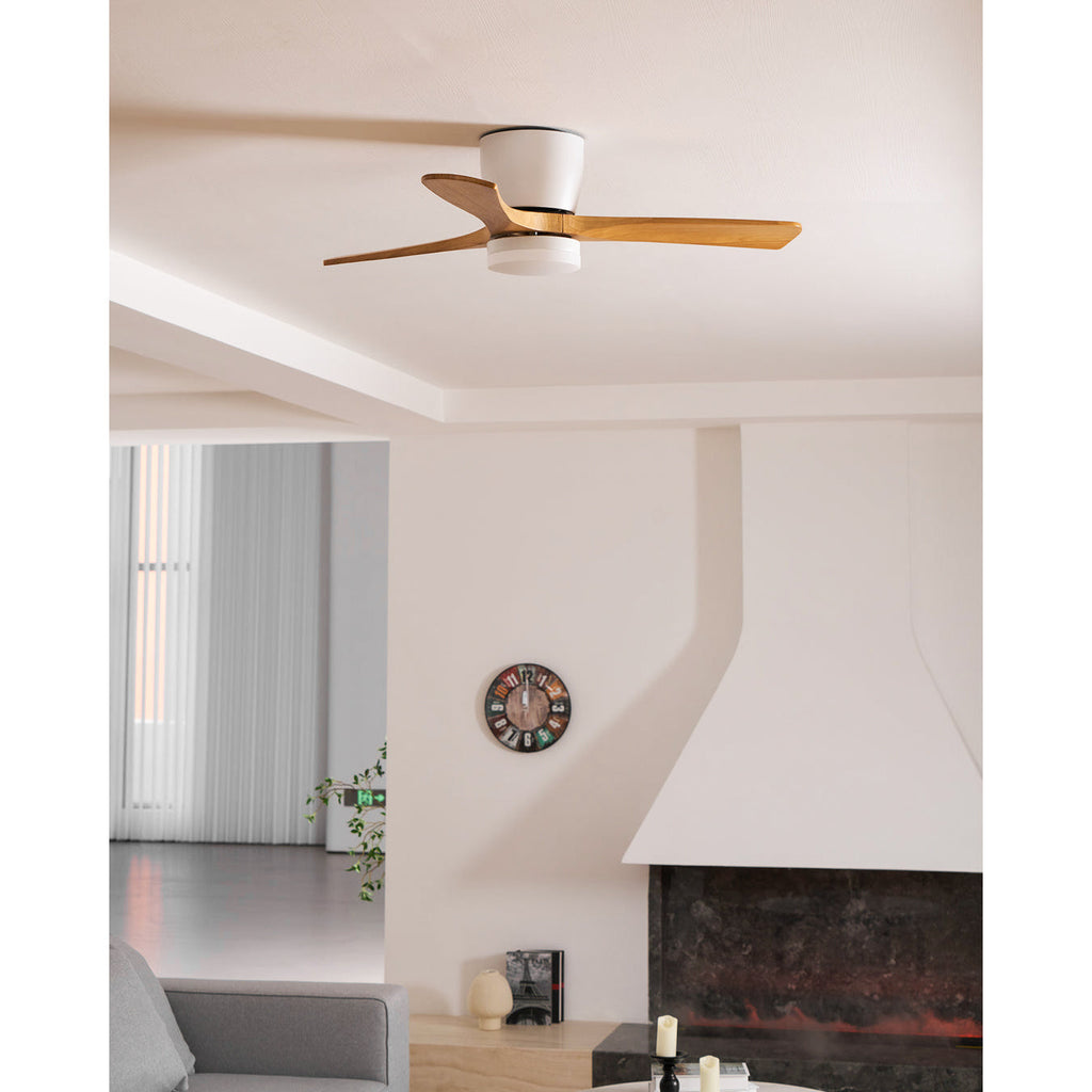 Ventilatore da soffitto in legno nordico