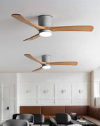 Ventilatore da soffitto in legno nordico
