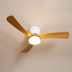 Ventilatore da soffitto in legno nordico