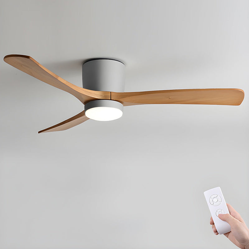 Ventilatore da soffitto in legno nordico