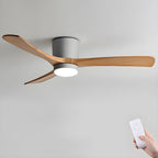 Ventilatore da soffitto in legno nordico