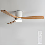 Ventilatore da soffitto in legno nordico