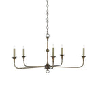 Lampadario in Bronzo Vintage Mid-Century