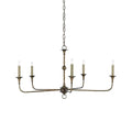 Lampadario in Bronzo Vintage Mid-Century