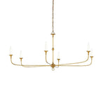 Lampadario in Bronzo Vintage Mid-Century