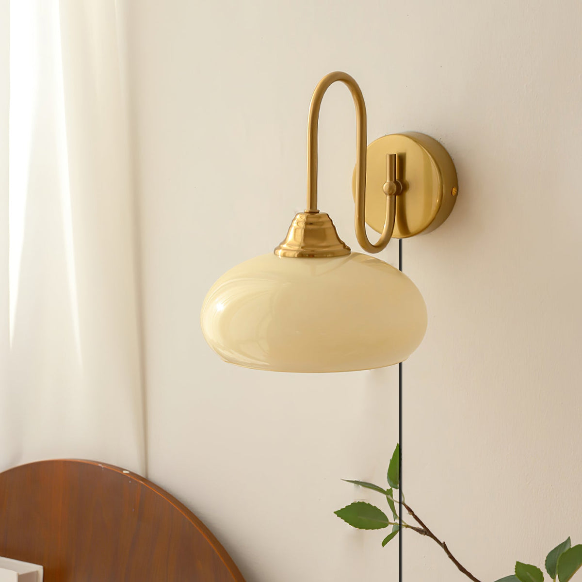 Nova Lampada da Parete a Scomparsa in Vetro