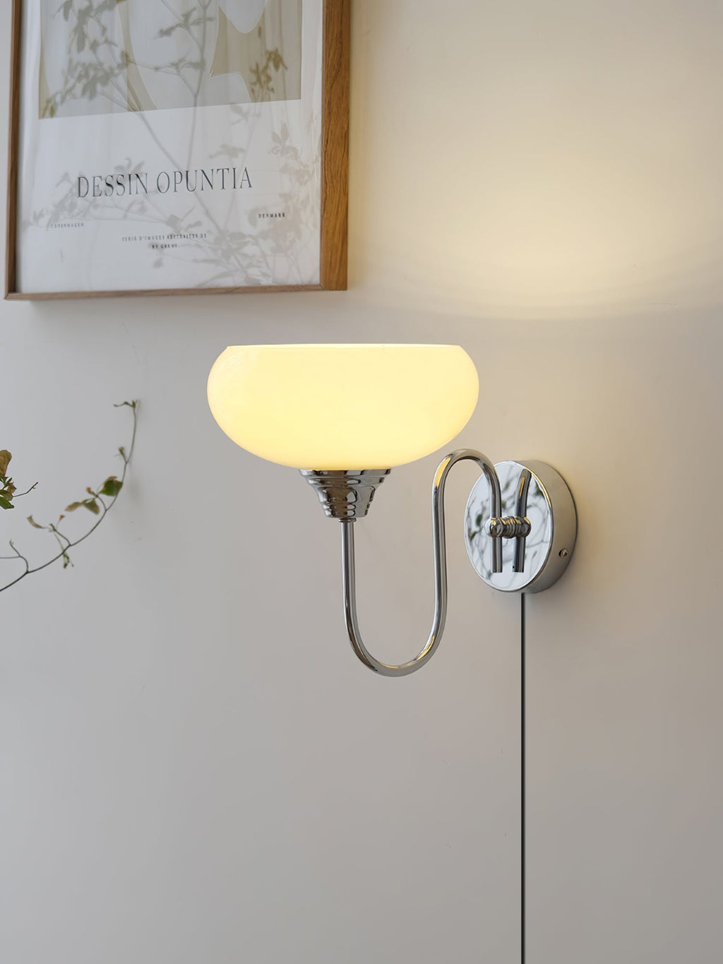 Nova Lampada da Parete a Scomparsa in Vetro