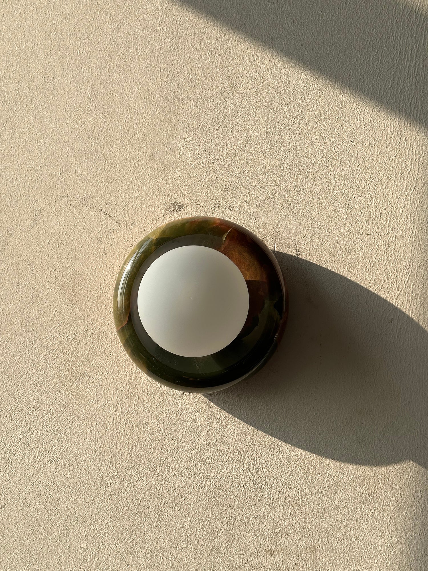 Lampada da Parete in Vetro Giada Cemaros