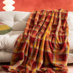 Coperta in Thermofleece Geruite – Plaid in Microfibra Extra Morbido e Leggero