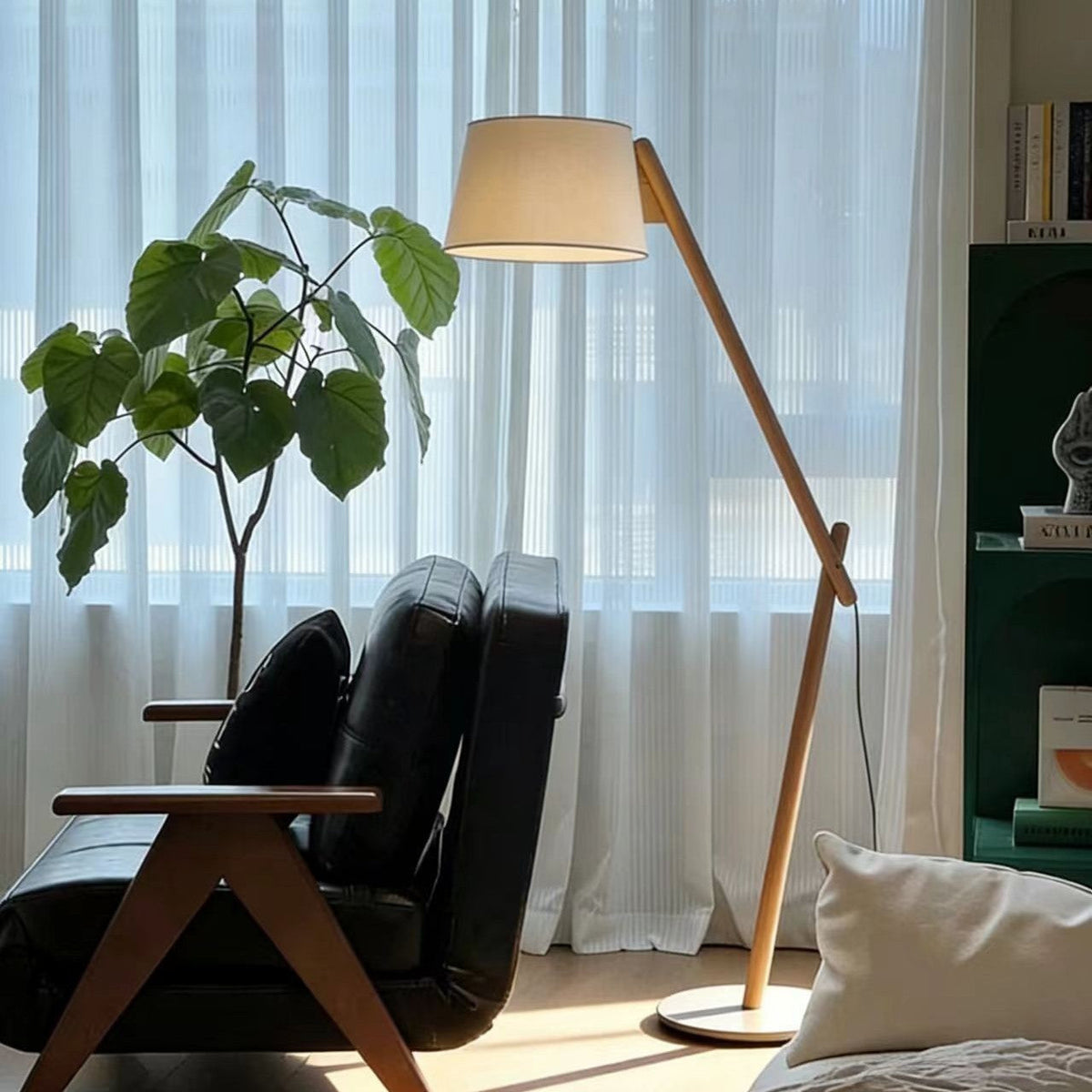 Lampada ad Arco Regolabile – Lampada da Terra Moderna con Design Curvo