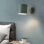 Sconces da Parete Rotante a Cilindro Nordic Macaron con 1 Luce