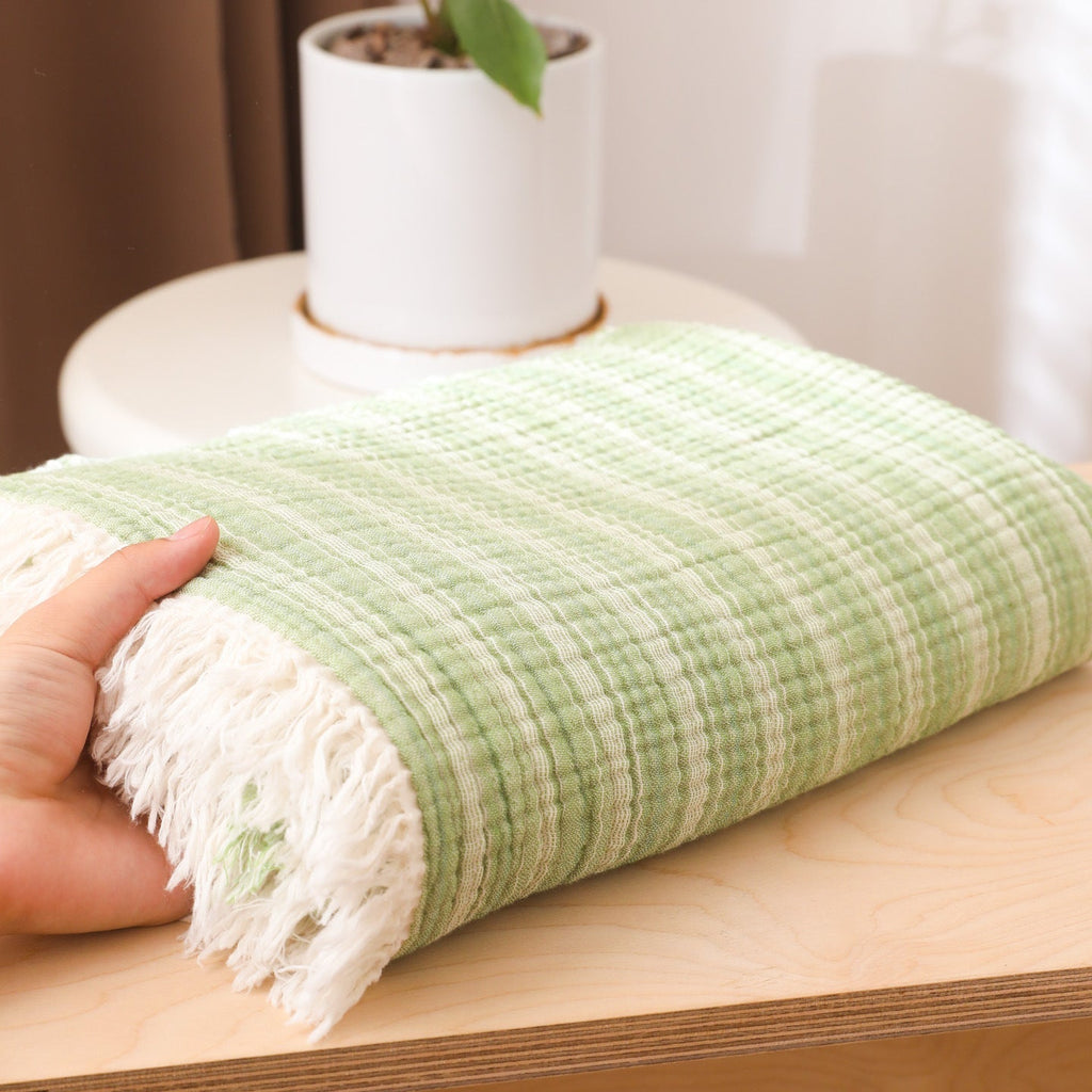 Plaid a Righe per Donne – Coperta Morbida e Stilosissima