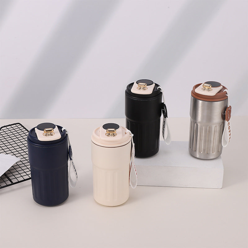 Bicchiere Termico Portatile – Bicchiere da Viaggio Isolante per Bevande Calde e Fredde