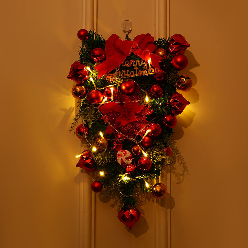 Corona di Natale Festiva – Decorazione Natalizia per Porta e Muro