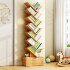 Libreria Rettangolare Creativa Contemporanea Eco-Friendly a 6/8/10/12 Ripiani per Casa e Ufficio