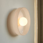 Luce a Disco in Vetro Nordico per Parete e Soffitto LED 1-luce