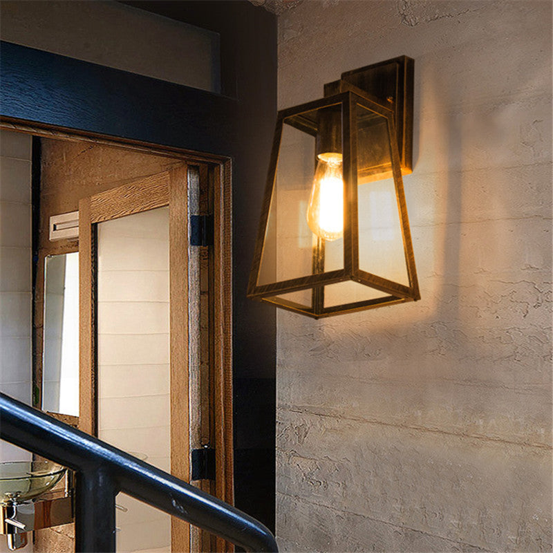 Lampada da Parete Esterna Retro Nordic Industriale